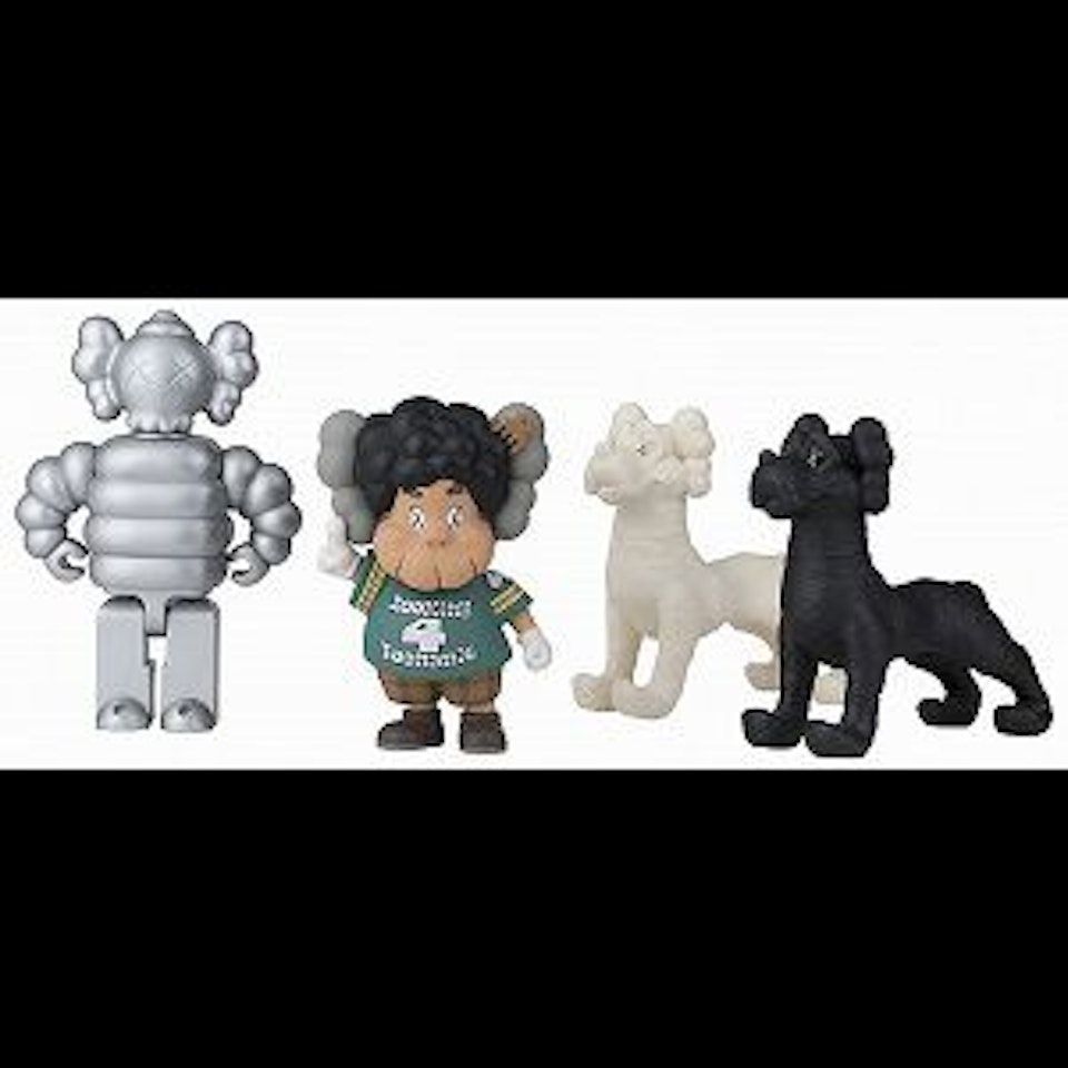 1. Kubrick KAWS Mad Hectic Supreme Quality 400%／2. ZOOTH(Black)／3. ZOOTH(White)／4. Hasheem by Kaws