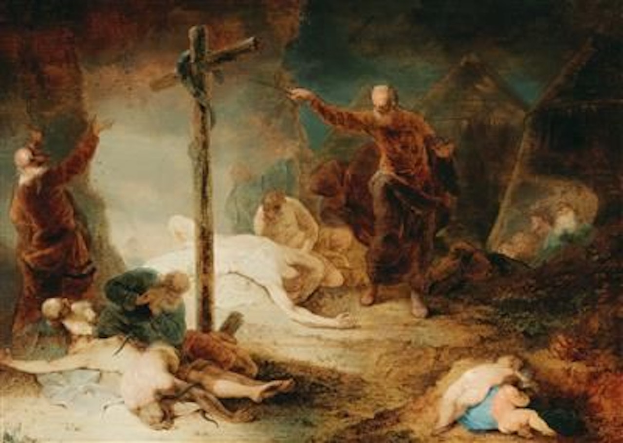 Moses and the Brazen Serpent by Januarius Johann Rasso Zick