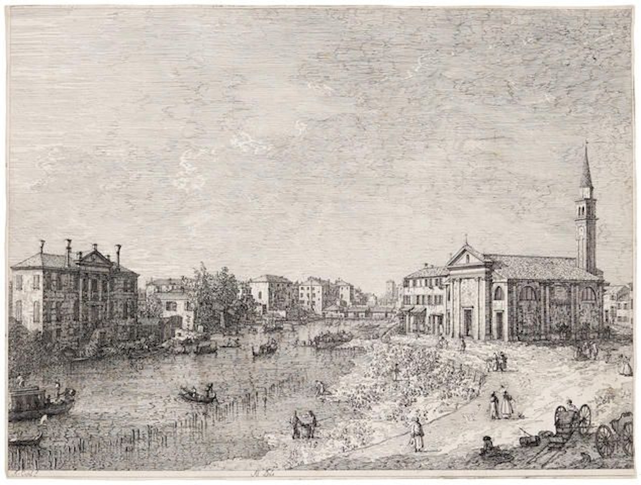 Al Dolo by Canaletto