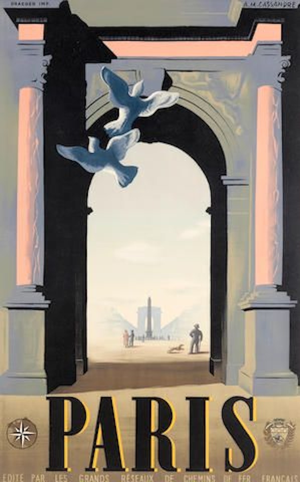 Paris by Cassandre (Adolphe Jean-Marie Mouron)