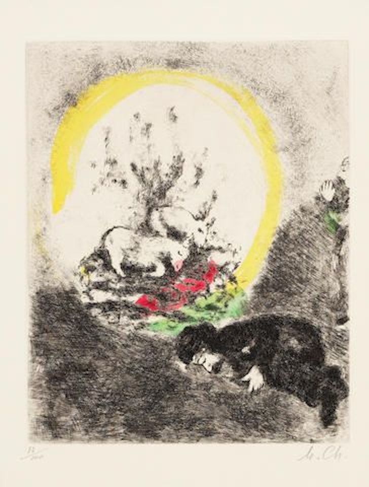 Sacrifice de Noé, from La Bible, 1931 by Marc Chagall