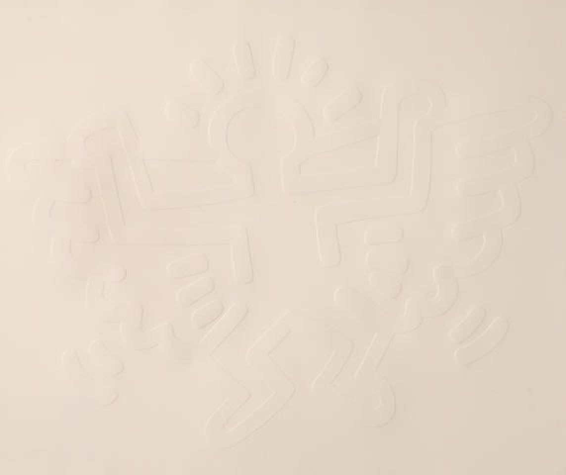 White Icons (Angel) by Keith Haring