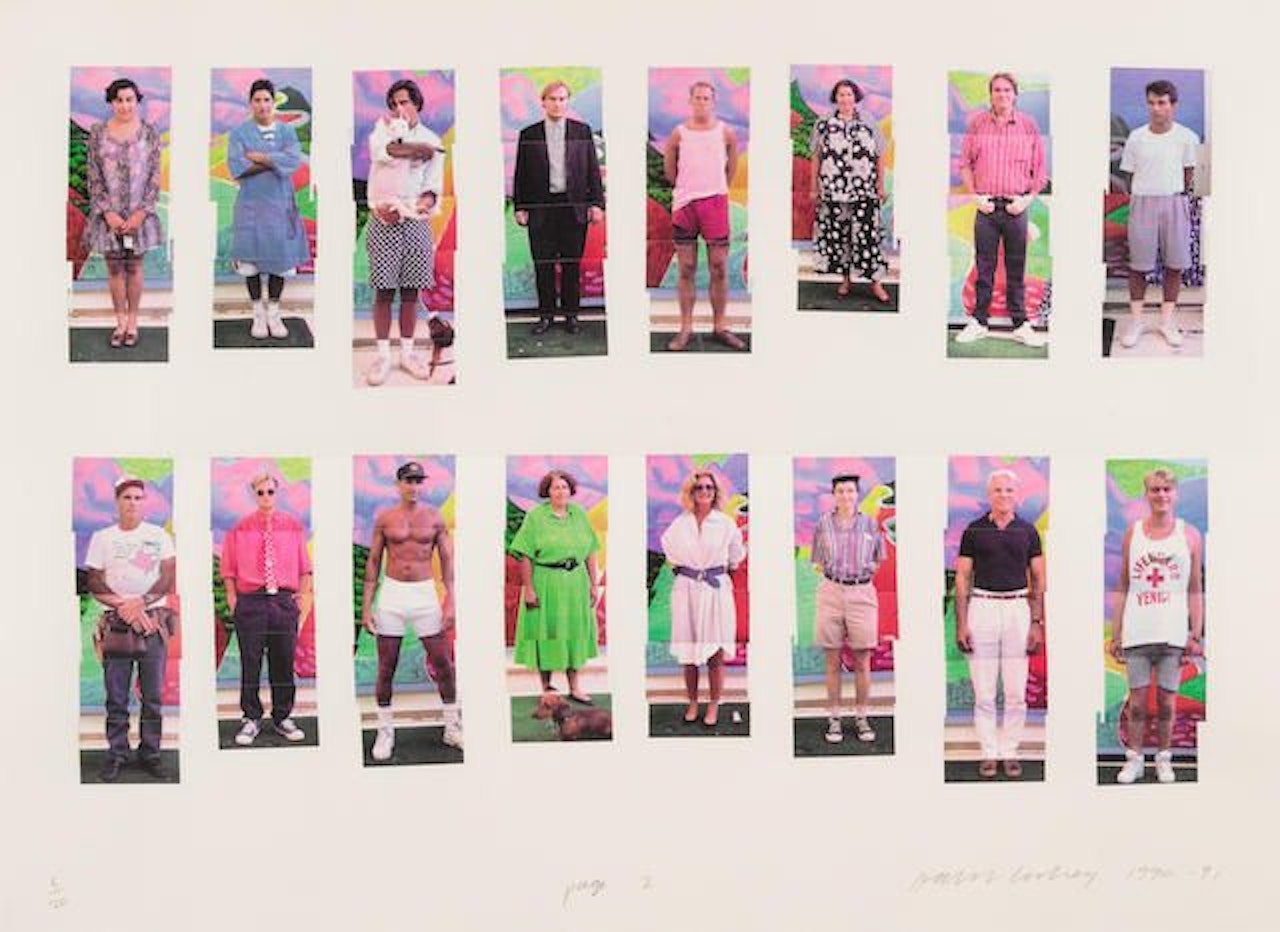 L.A. Visitors, David Hockney Studios by David Hockney