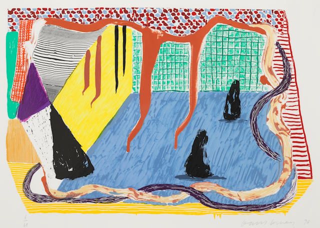 Ink in the Room, from Some New Prints by David Hockney
