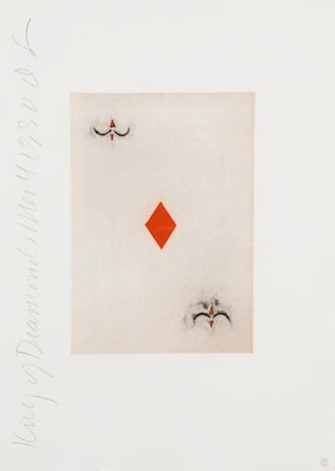 Six of Spades and King of Diamonds, from Playing Cards by Donald Sultan