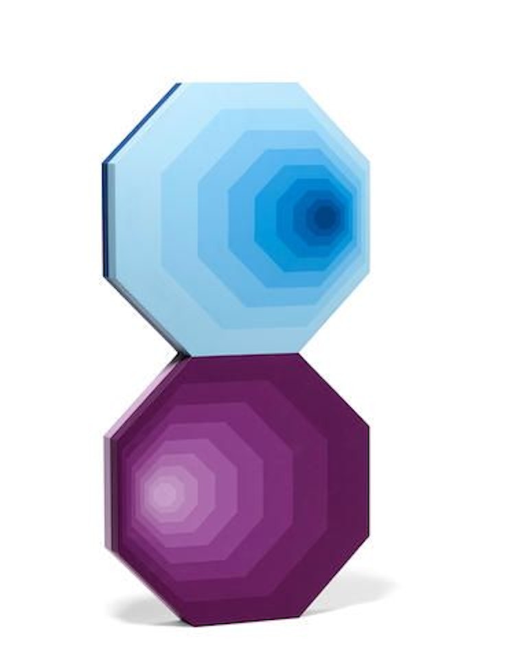 Okto-duo by Victor Vasarely