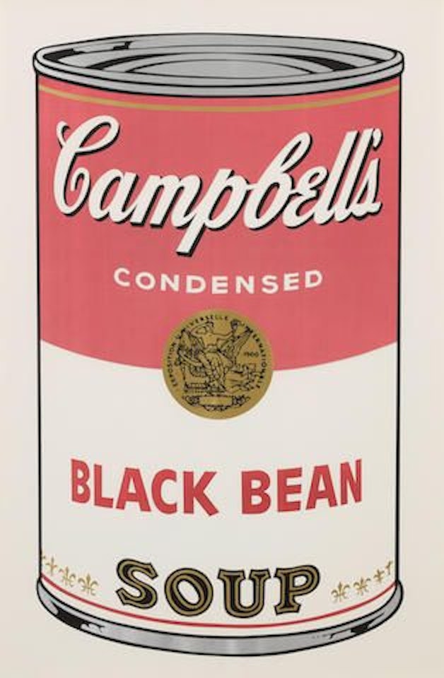 Black Bean Soup, from Campbell's Soup I by Andy Warhol