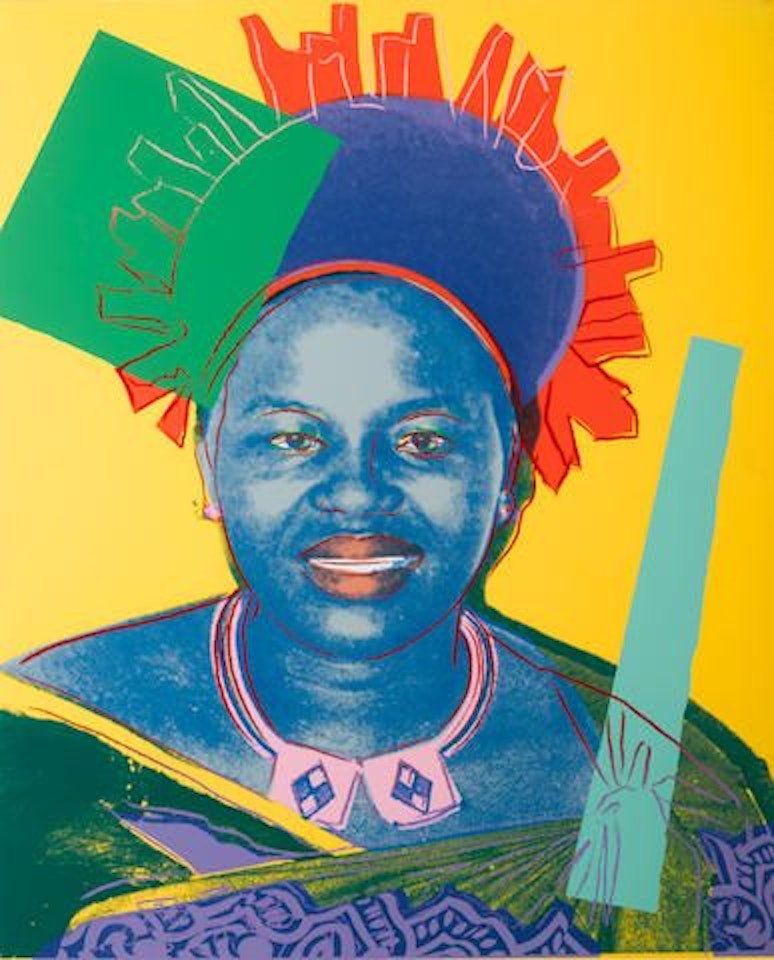 Queen Ntombi Twala of Swaziland, from Reigning Queens by Andy Warhol