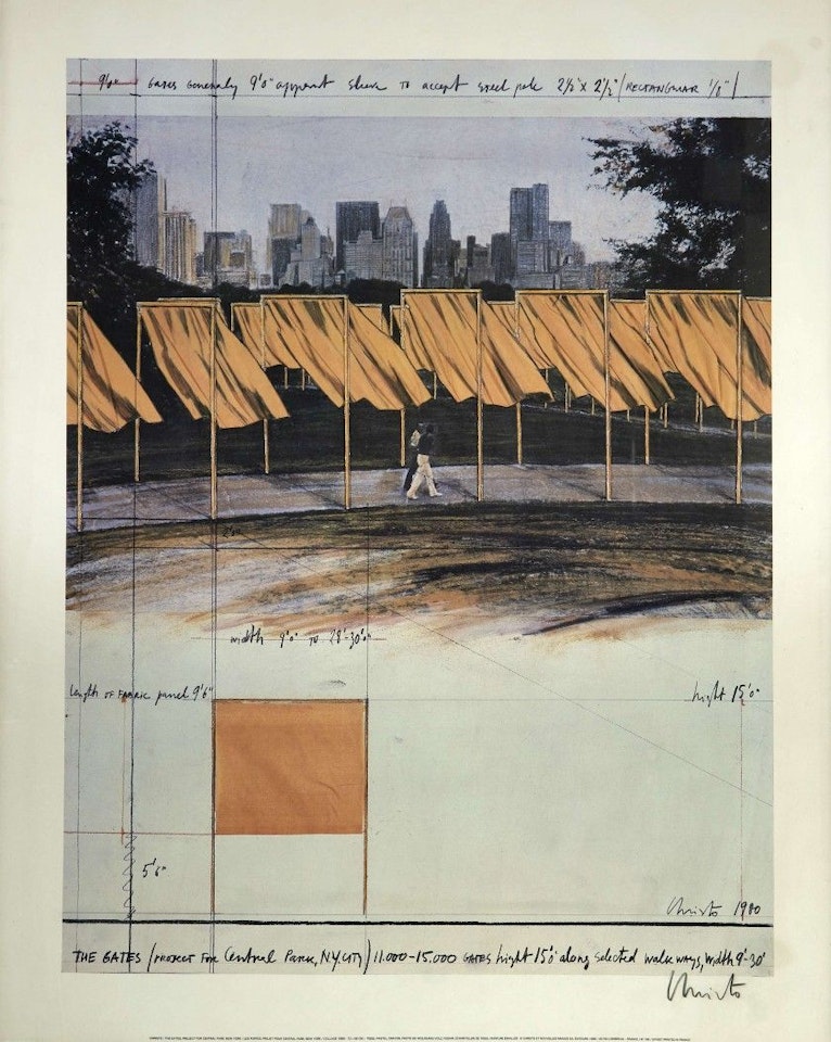 The gates at Central Park by Christo