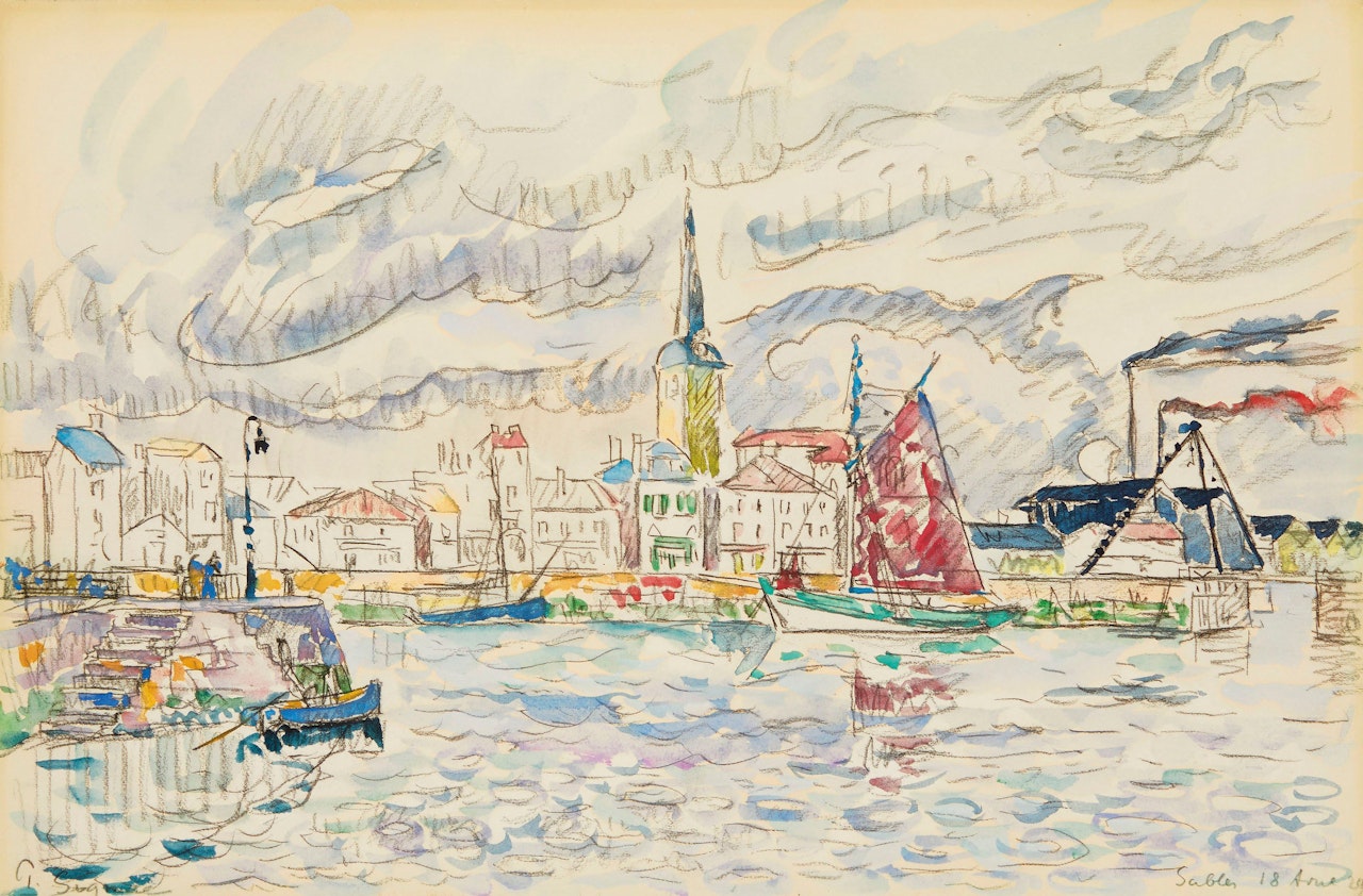Les Sables–d'Olonne by Paul Signac