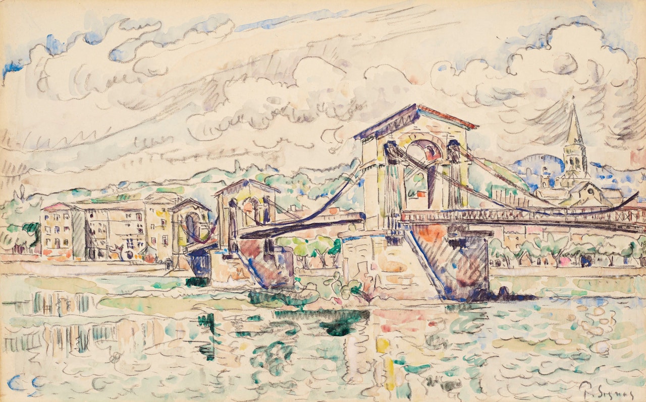 Le Pont de Bourg-Saint-Andéol by Paul Signac