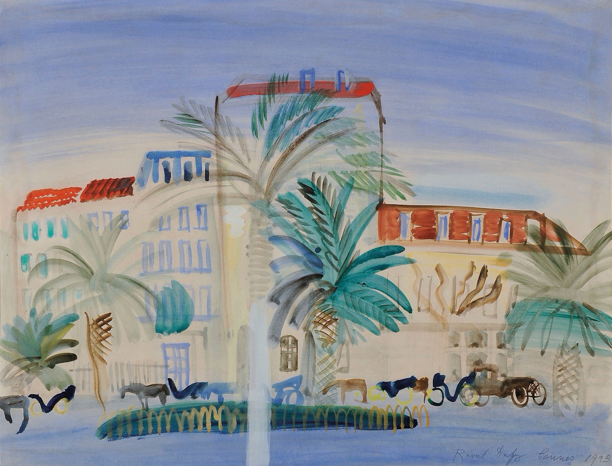 Hôtel à Cannes by Raoul Dufy