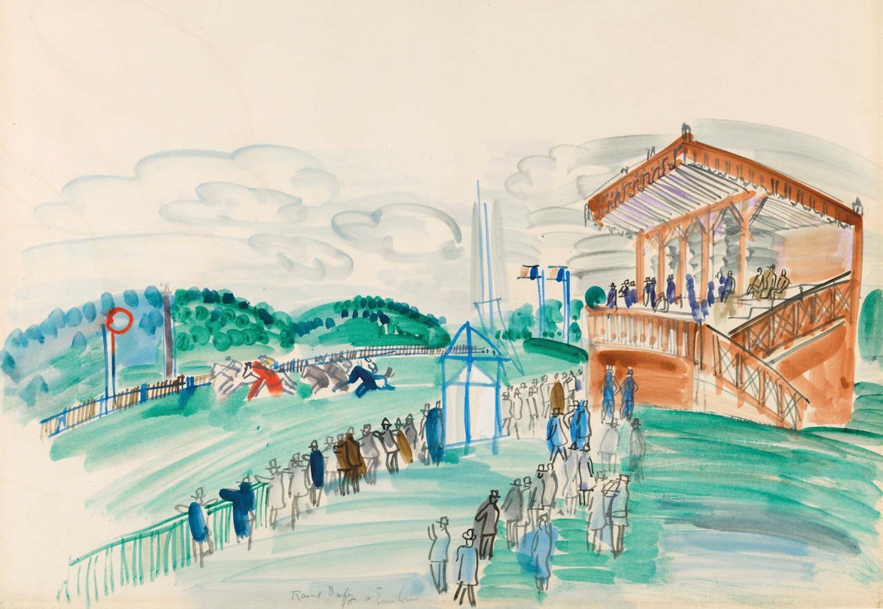 Le départ à Saint-Cloud by Raoul Dufy