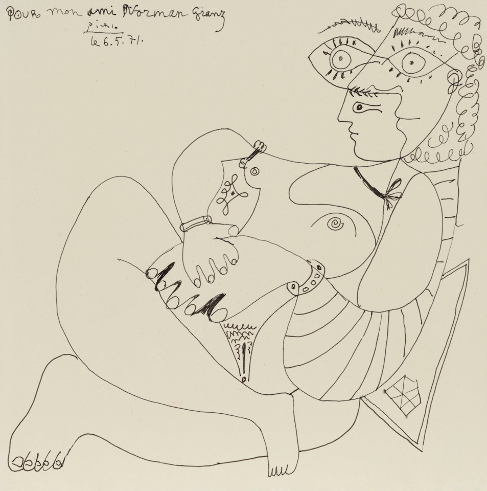 Couple assis by Pablo Picasso