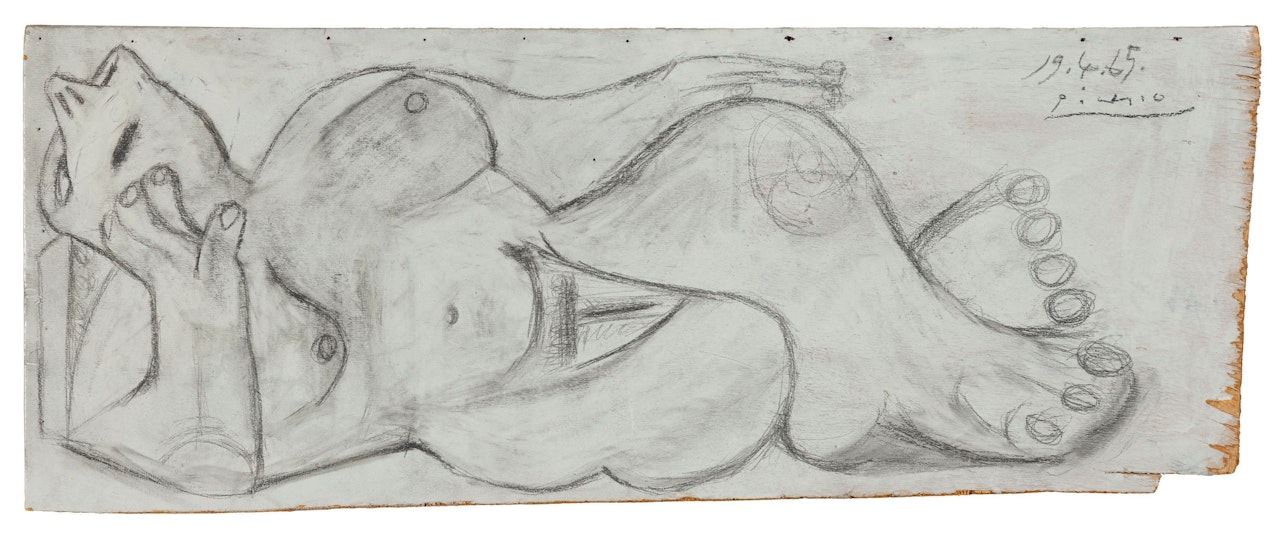 Femme nue couchée by Pablo Picasso