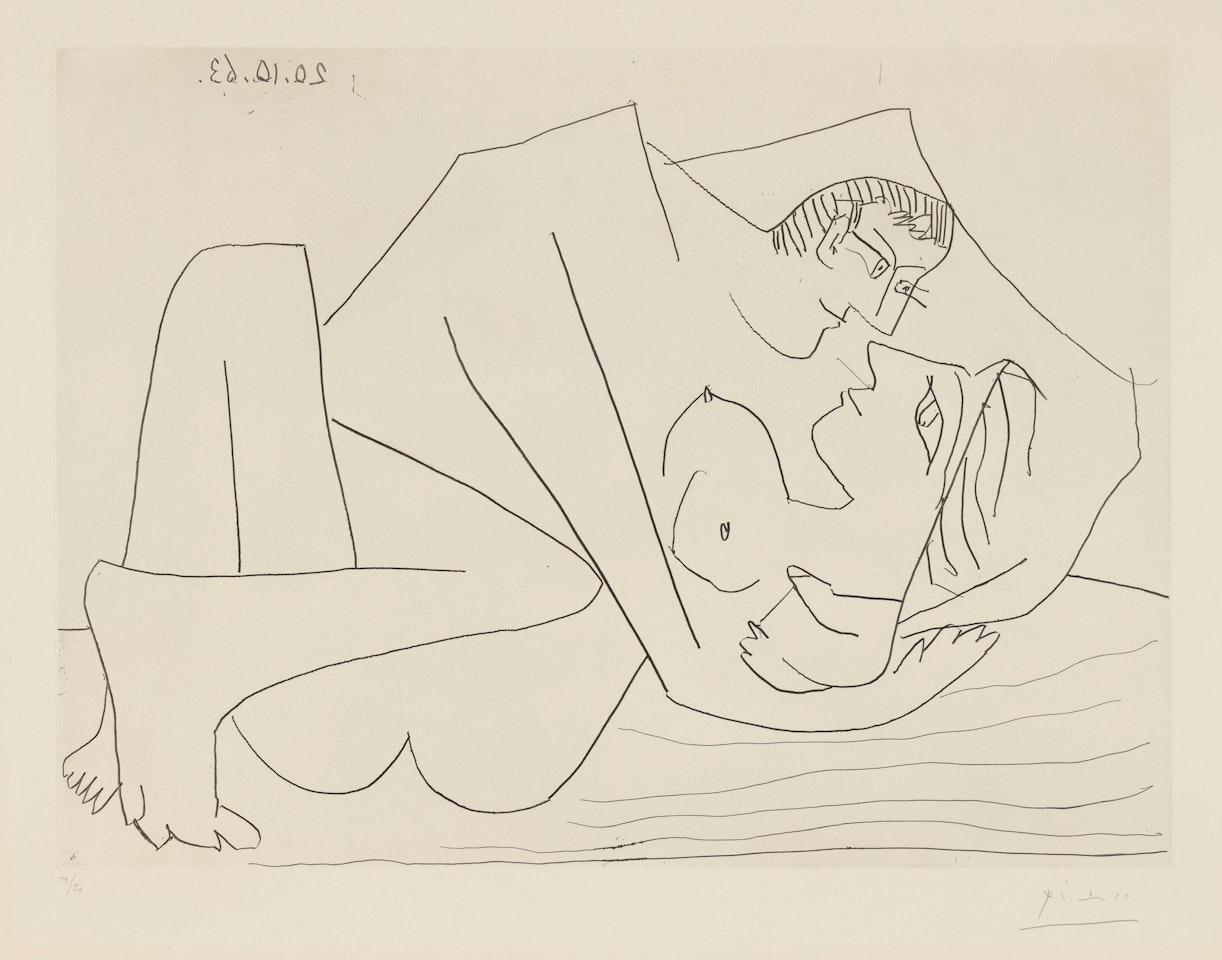 Etreinte III, 1963 by Pablo Picasso