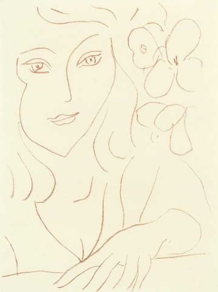 Two plates, from 'Visages - Quartorze' by Henri Matisse