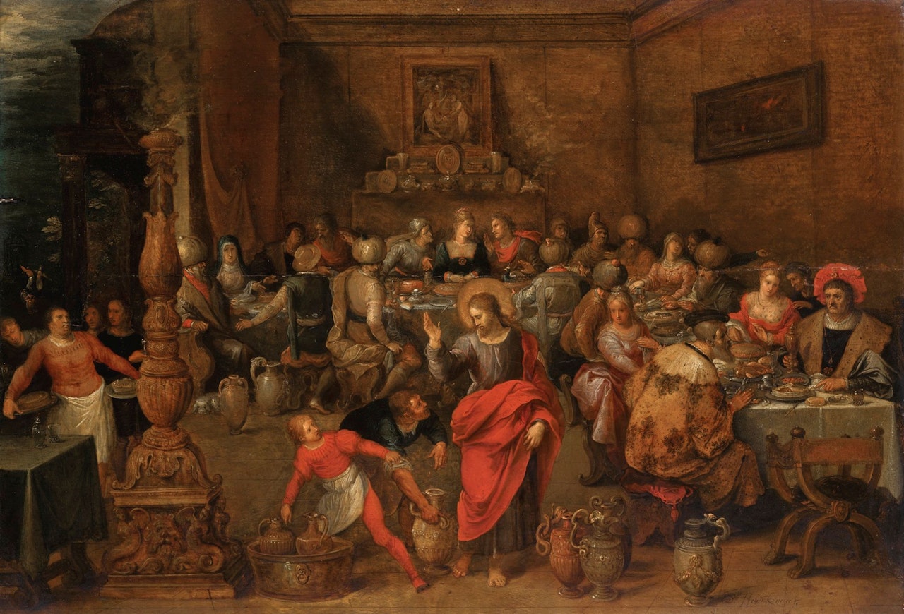 THE WEDDING FEAST AT CANA by Frans Francken II
