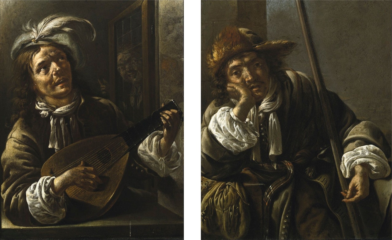 A MUSICIAN; A HUNTER by Jacob Duck