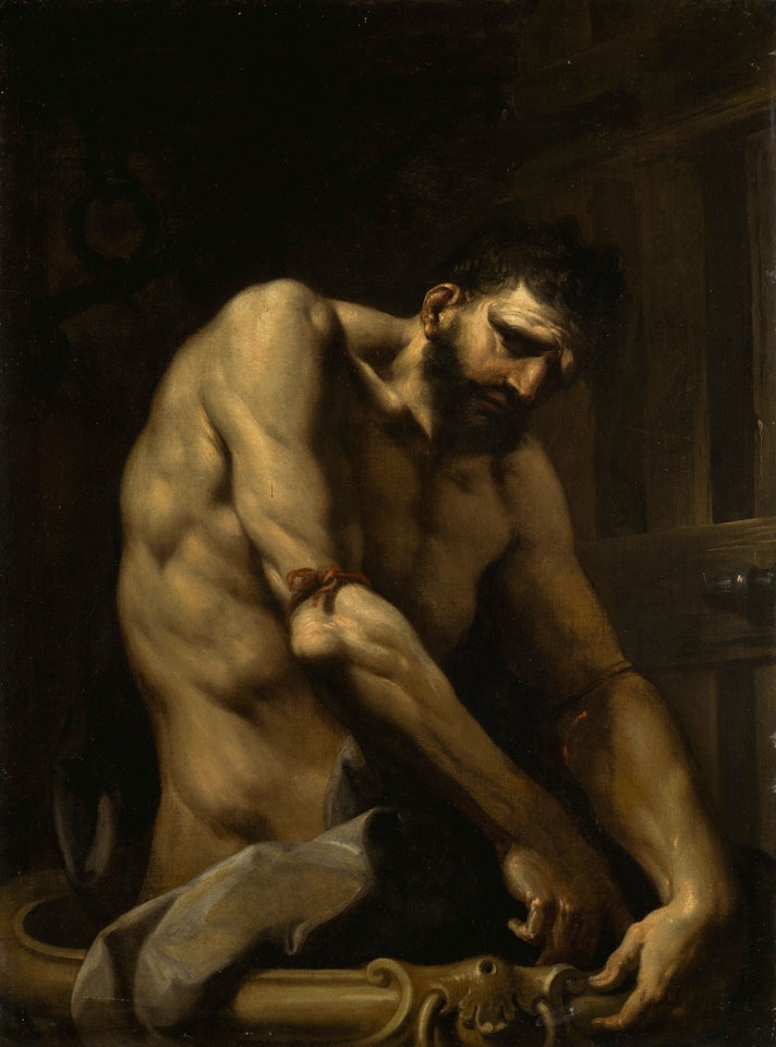 THE DEATH OF SENECA by Alessandro Magnasco
