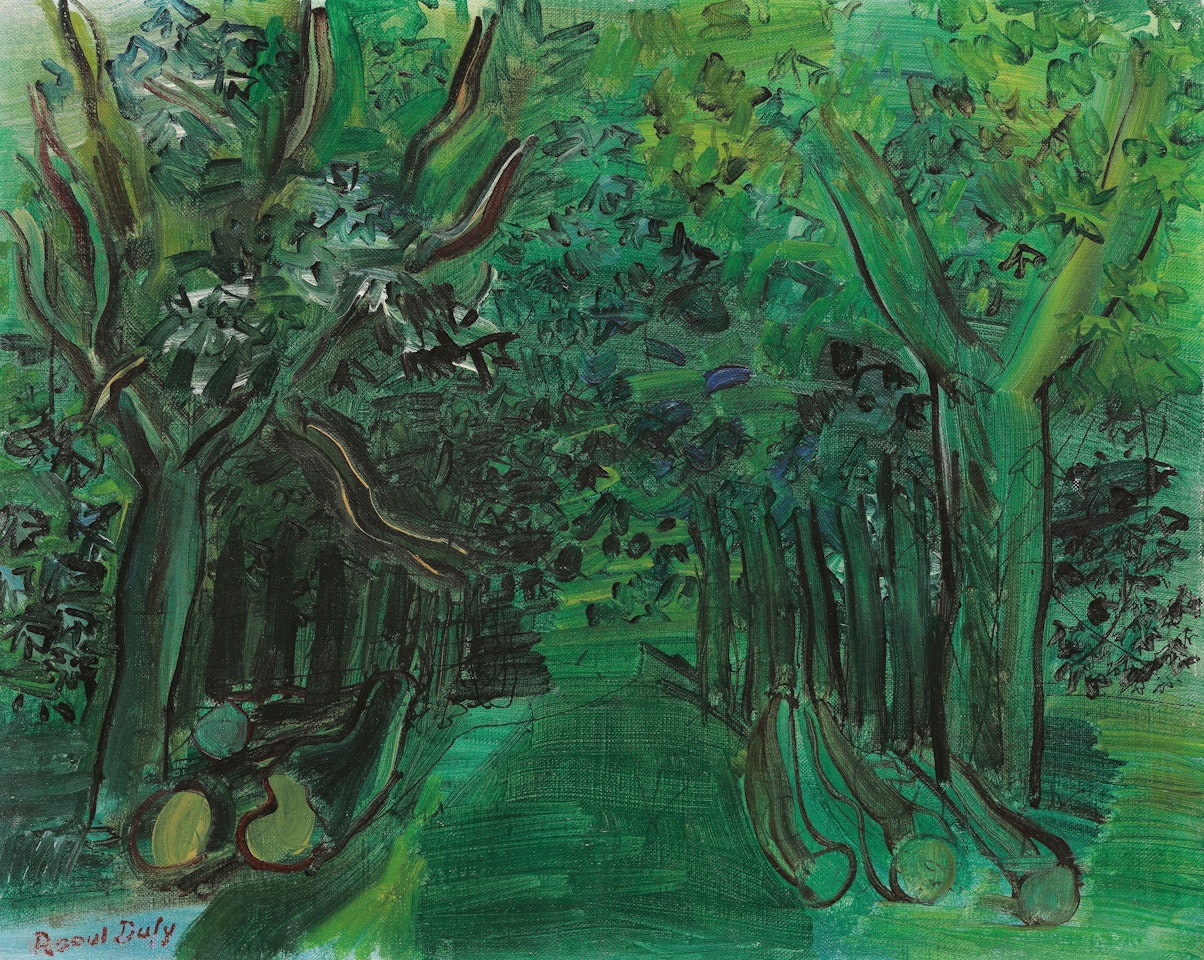 Route en forêt by Raoul Dufy