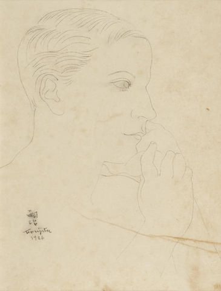 Portrait by Leonard Tsuguharu Foujita