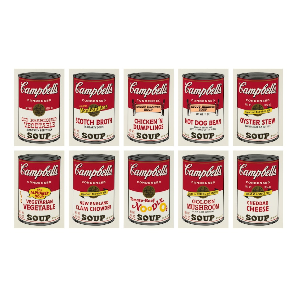 CAMPBELL'S SOUP II (F. & S. II.54 - 63) by Andy Warhol