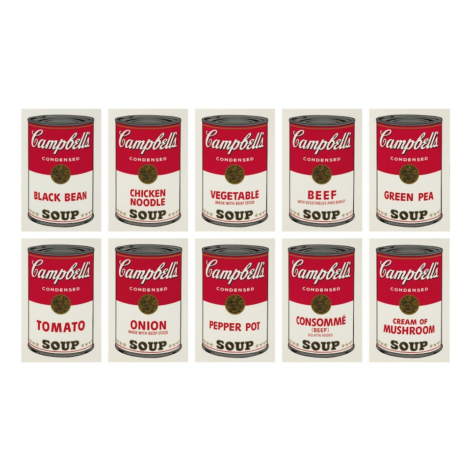 CAMPBELL'S SOUP I (F. & S. II.44-53) by Andy Warhol