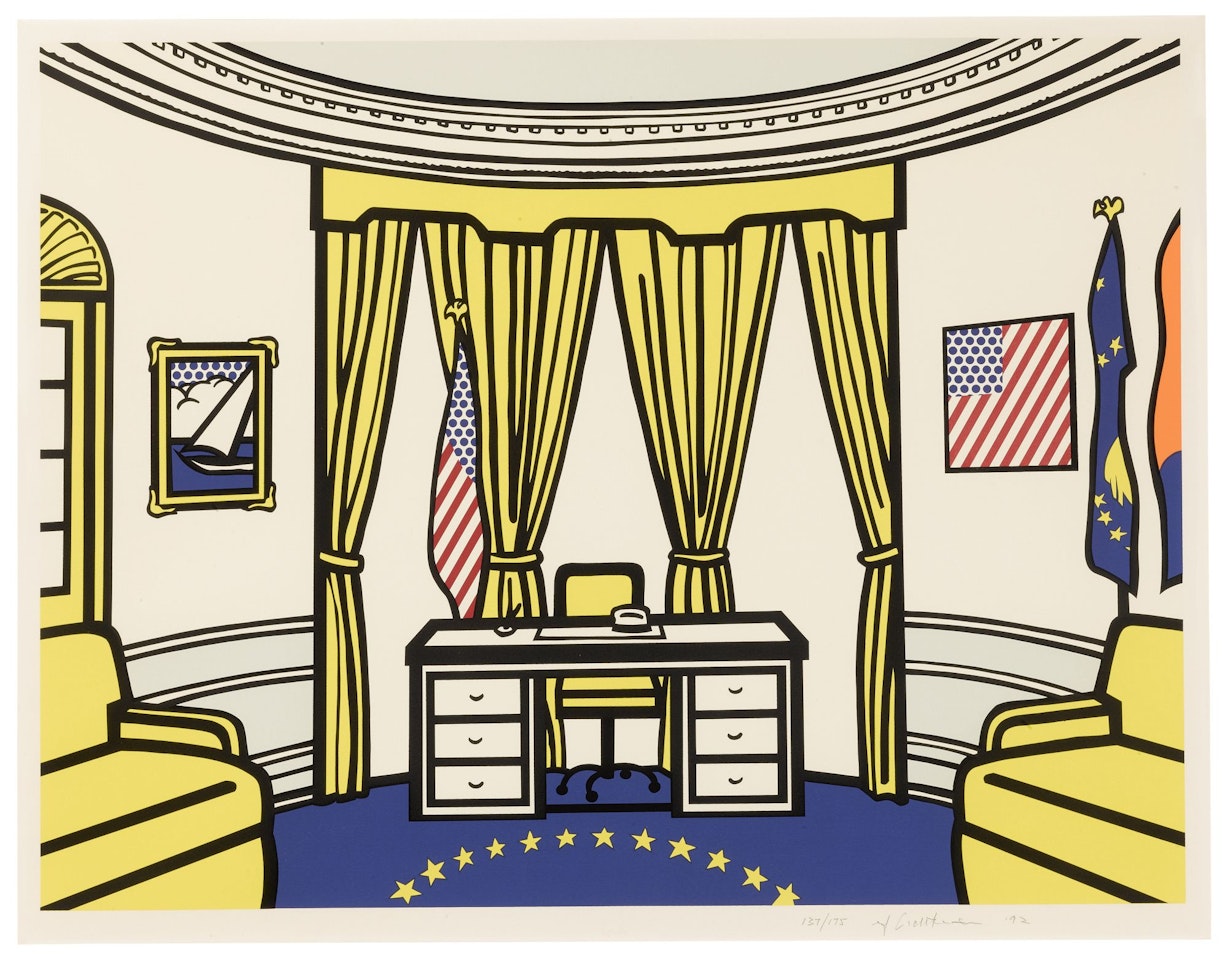 THE OVAL OFFICE (C. 277) by Roy Lichtenstein