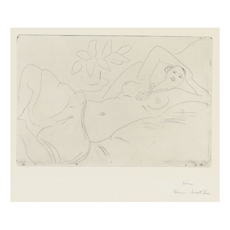 ODALISQUE COUCHÉE (D. 86) by Henri Matisse