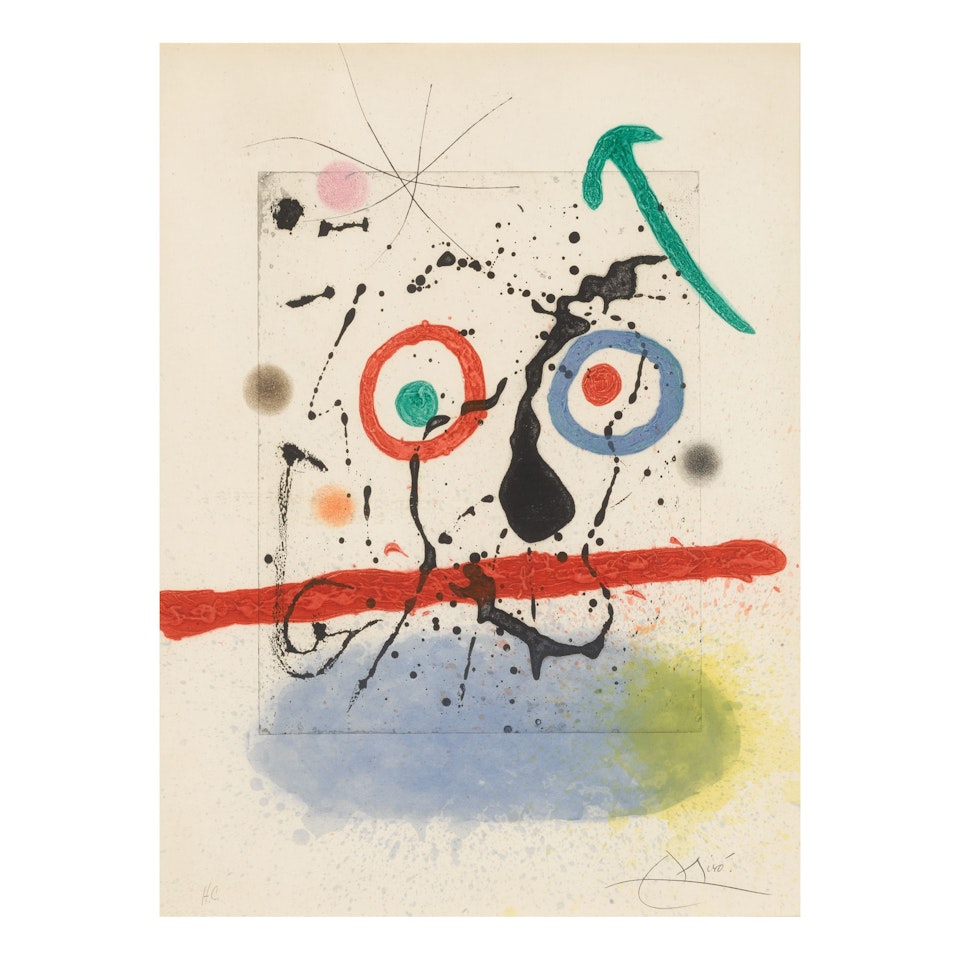 LE SCIEUR DE LONG (D. 458) by Joan Miró