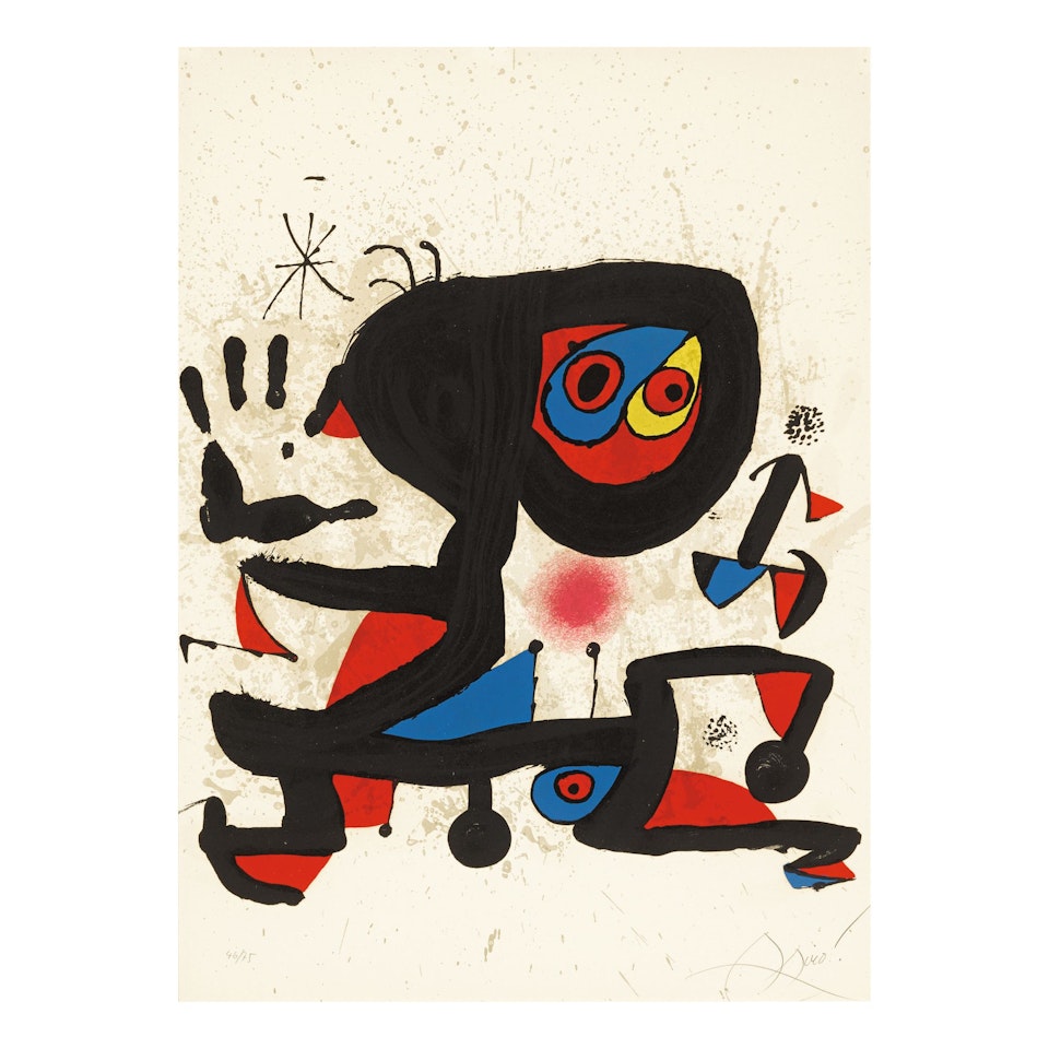 UNESCO, ‘HUMAN RIGHTS’ PARIS (M. 930) by Joan Miró