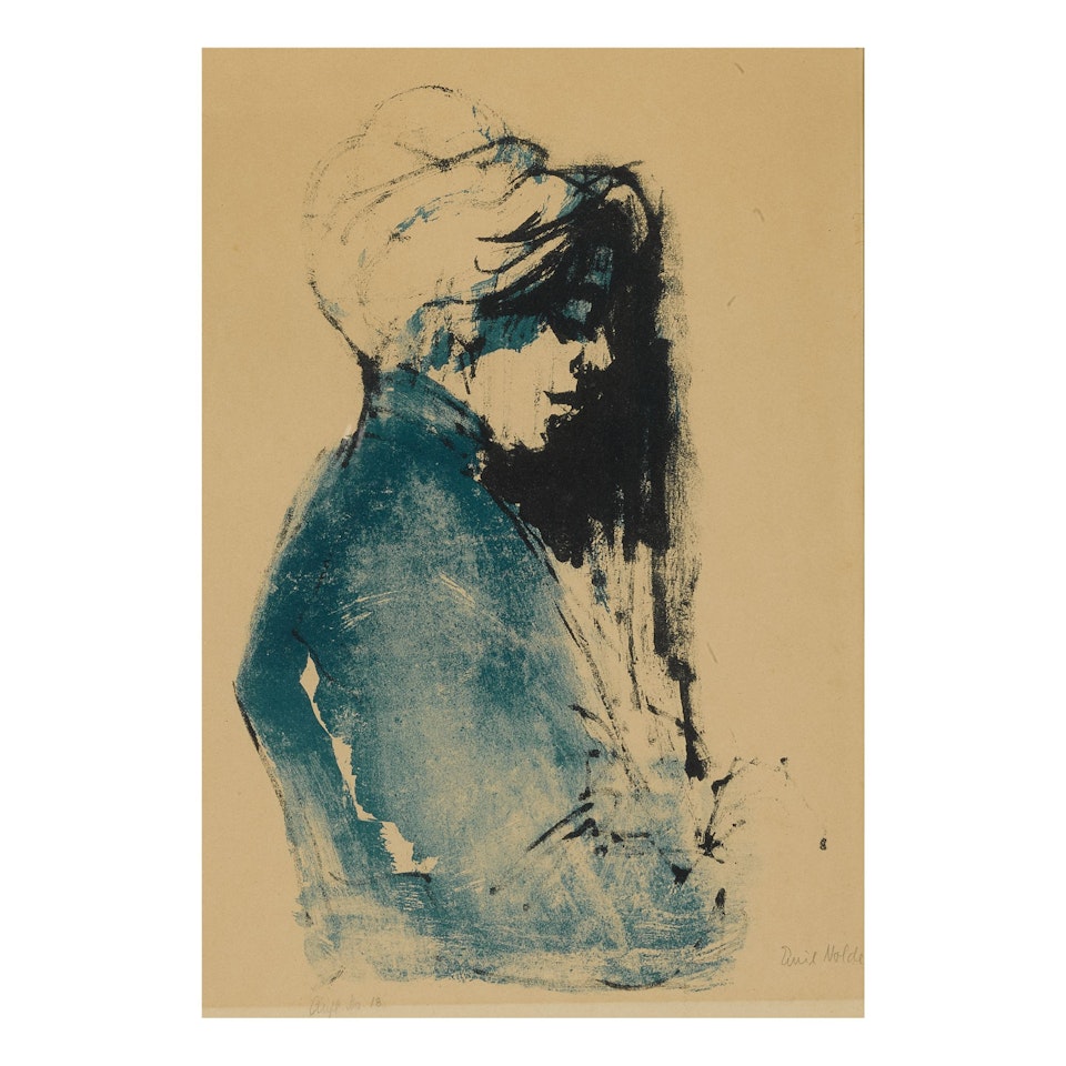 ALICE (SCHIEFLER L 7) by Emil Nolde