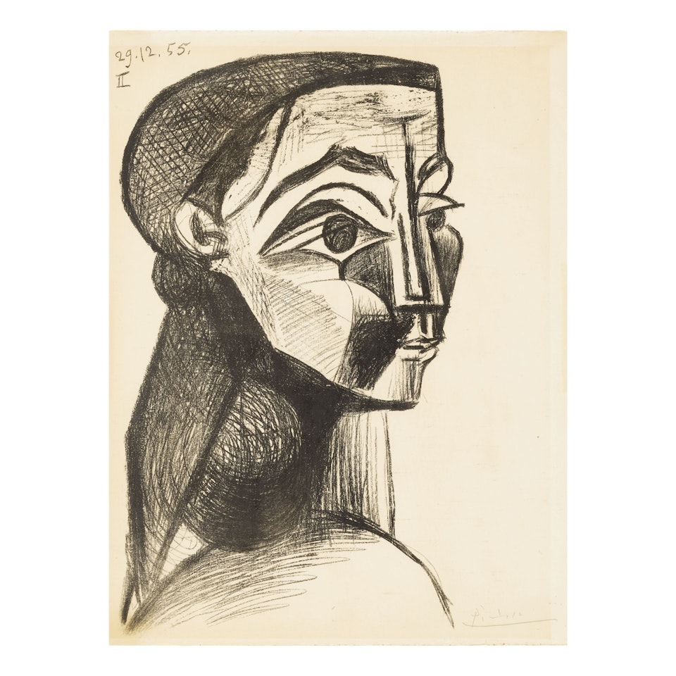 PORTRAIT DE FEMME II (B. 780; M. 272) by Pablo Picasso