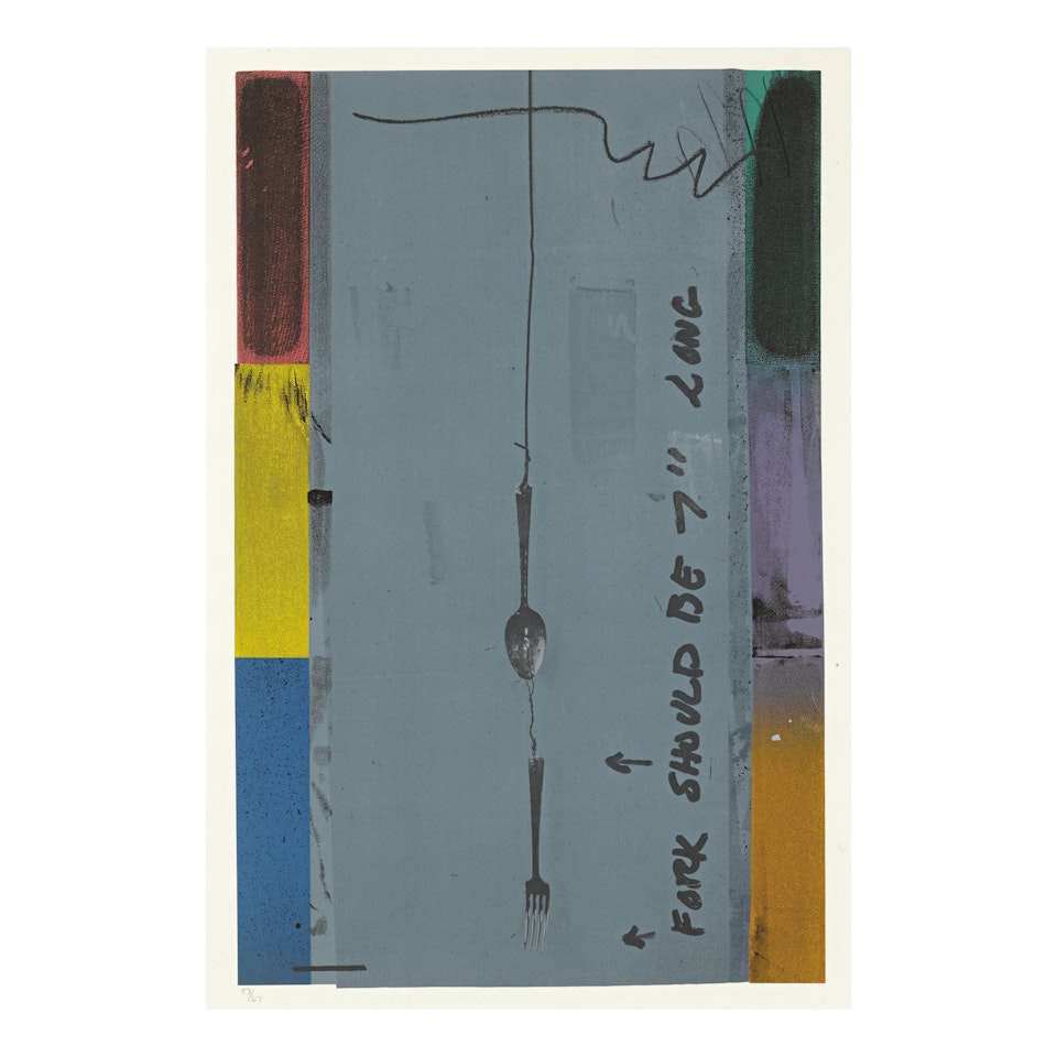 SCREEN PIECE (ULAE 101) by Jasper Johns