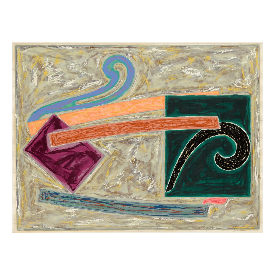 INACCESSIBLE ISLAND RAIL (A. 110) by Frank Stella