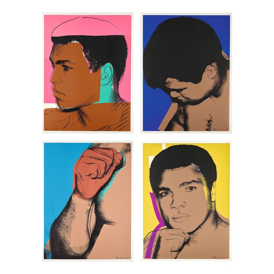 MUHAMMAD ALI (F. & S. II.179-182) by Andy Warhol