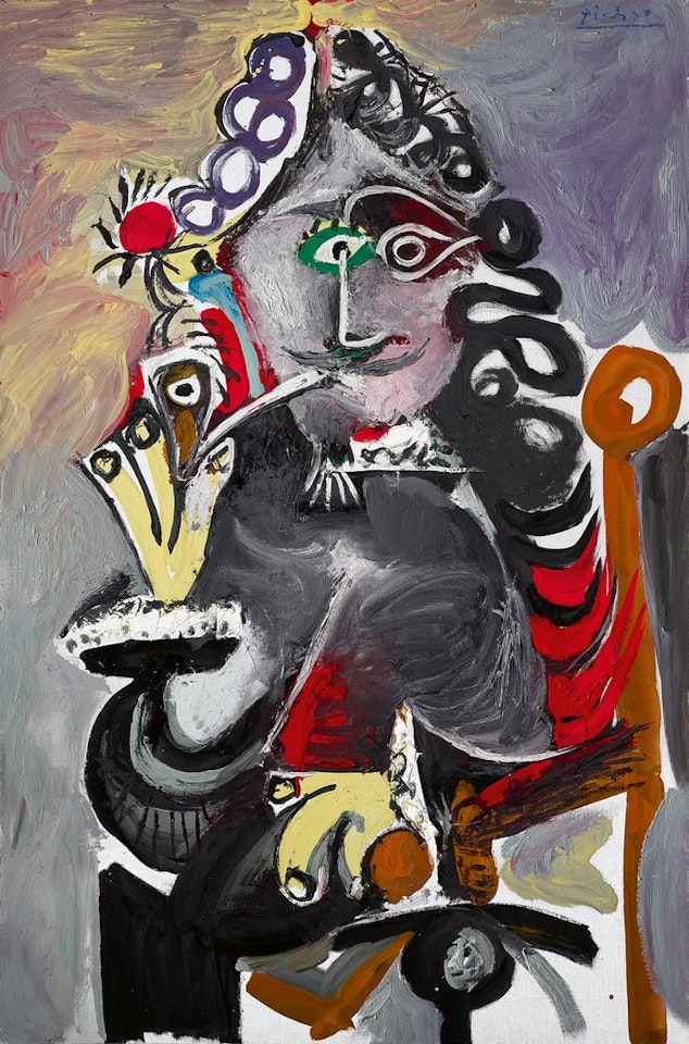 MOUSQUETAIRE À LA PIPE by Pablo Picasso