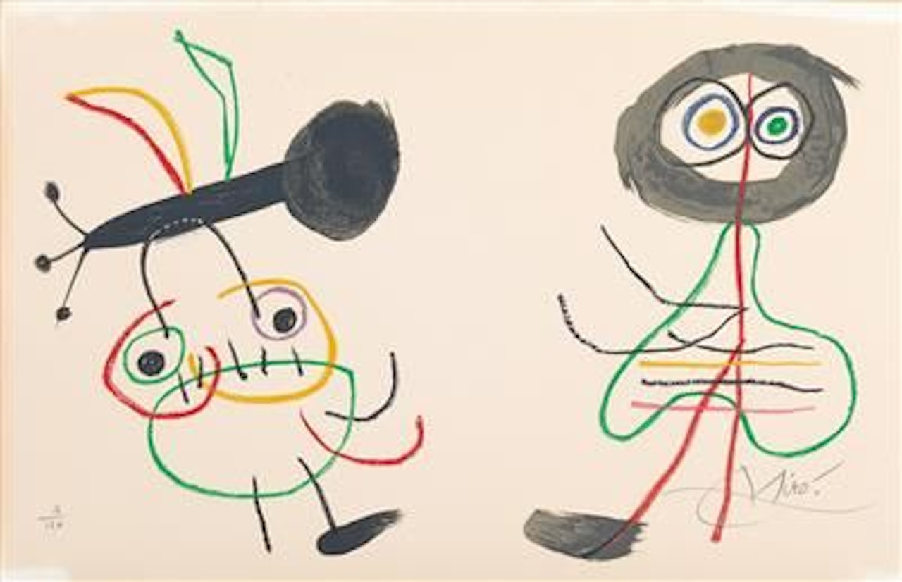 "The Ubu Childhood" by Joan Miró