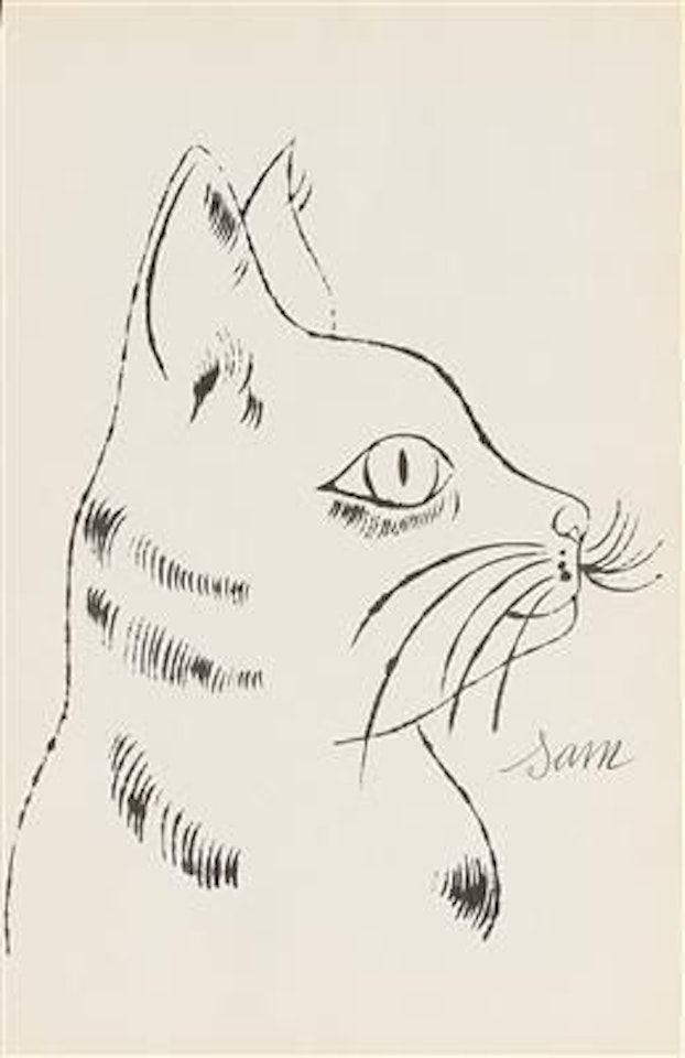 "Sam (in profile)" by Andy Warhol