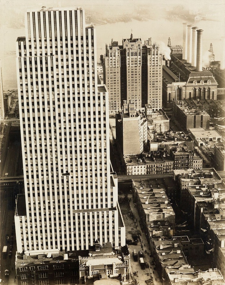 Daily News Building, 42nd Street Between 2nd And 3rd Avenue by Berenice Abbott