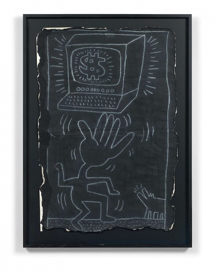 Untitled (Subway Drawing) by Keith Haring