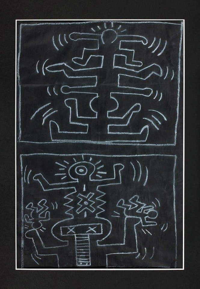 Untitled (Subway Drawing) by Keith Haring