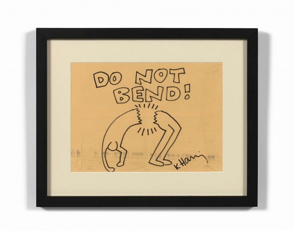 Untitled (Do not bend!) by Keith Haring