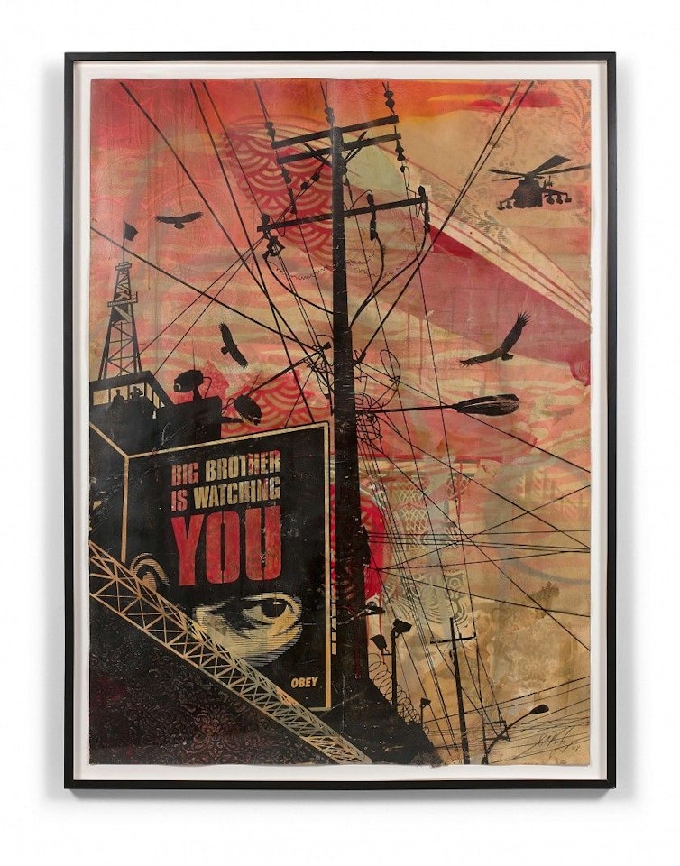 Big Brother city by Shepard Fairey