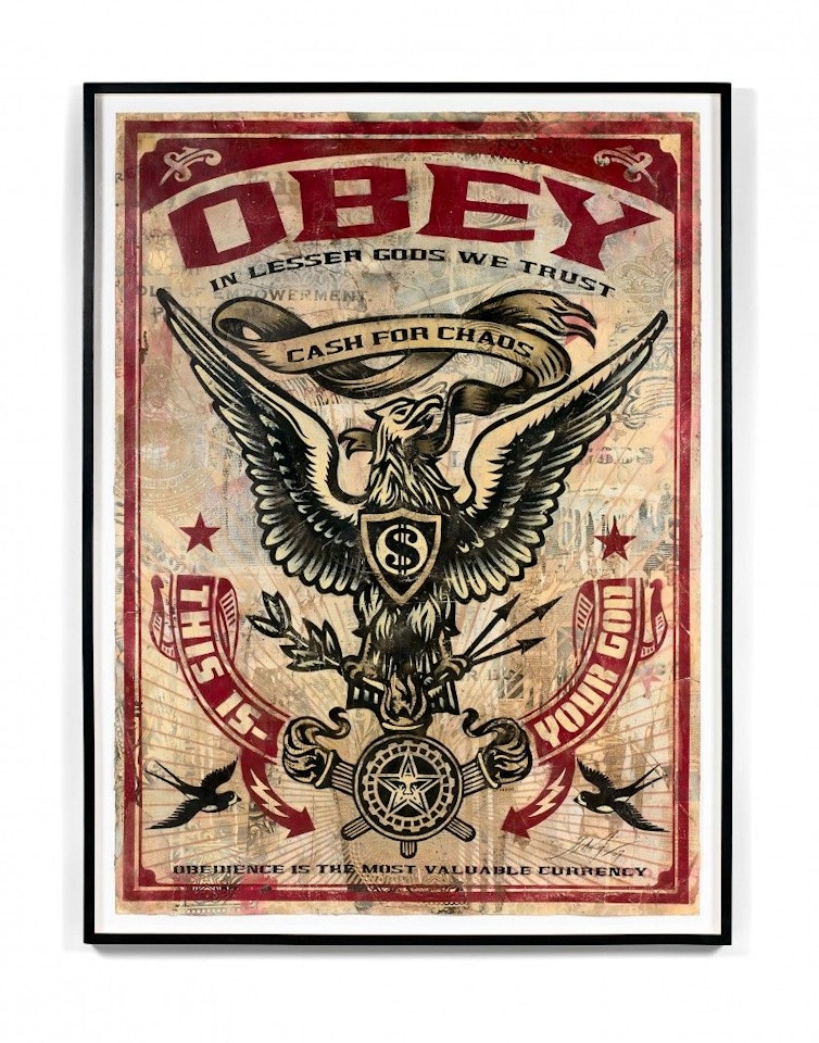 Lesser Gods Eagle by Shepard Fairey