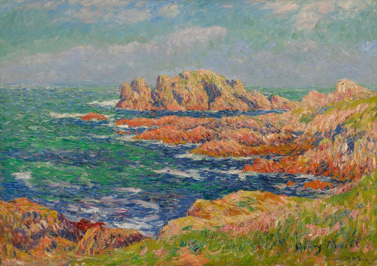LES ROCHERS À QUESSANT by Henry Moret