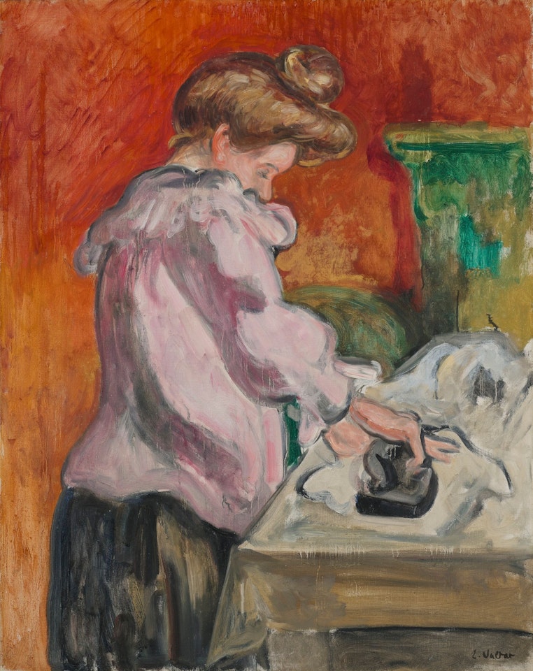 LA REPASSEUSE by Louis Valtat