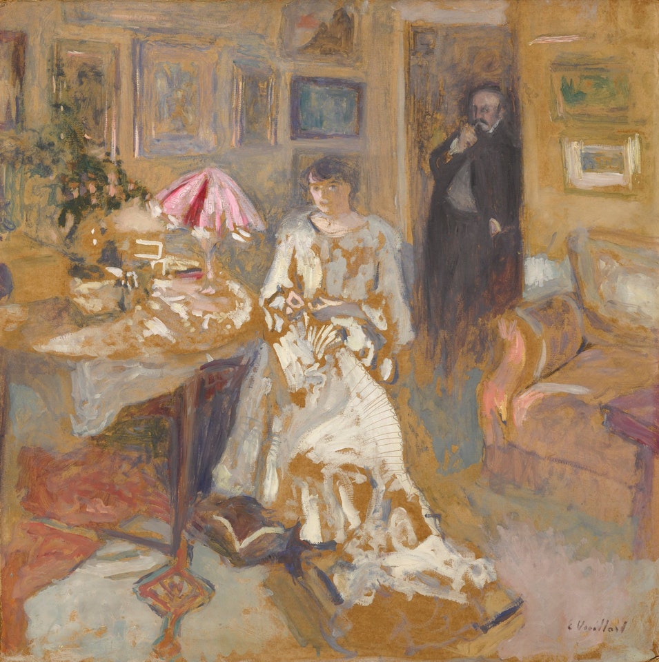 MONSIEUR ET MADAME JOS HESSEL, RUE DE RIVOLI by Édouard Vuillard