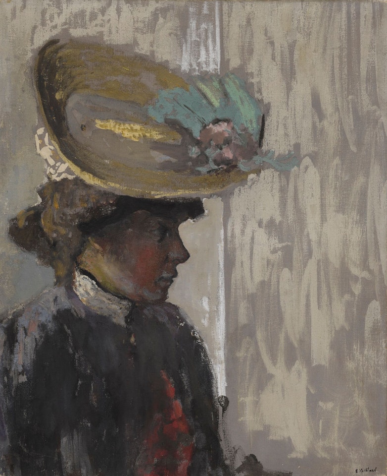 MODÈLE AU GRAND CHAPEAU by Édouard Vuillard